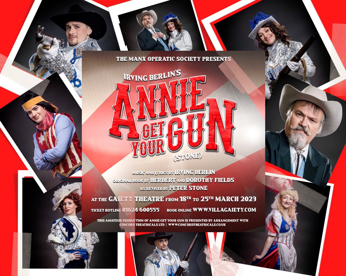 Manx_Ops's tweet image. Wonderful traditional musical Annie Get your Gun 🎭🤠 fabulous cast &amp;amp; production team !!   #memories #theatre #musicals #isleofman
