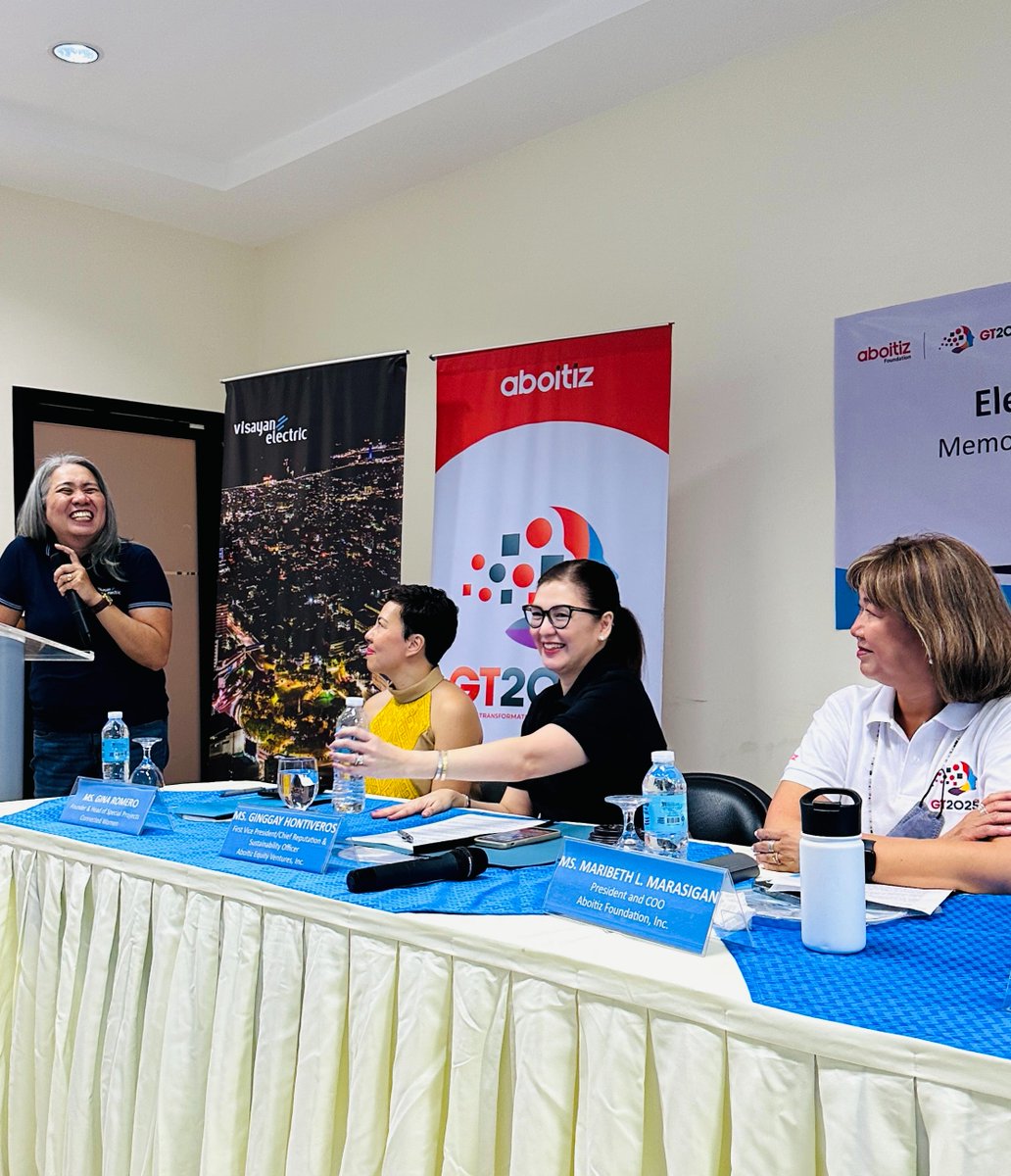 Today, we are proud to share our program of empowering women with tech across the Philippines. In partnership with ConnectedWomen, Visayan Electric, SSP &amp; Aboitiz Foundation, we are thrilled to scale this program to create more opportunities

#OneNewAboitiz #TechglomerateInAction