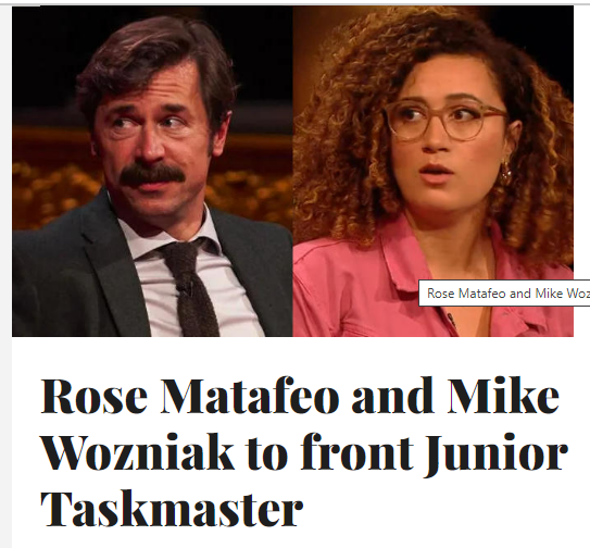 This really is a lovely bit of business. Kudos to two of the very best: Rose Matafeo and Mike Wozniak. And, of course, to Alex Horne. (good lord, this is a cheesy post - even by ABC's stilton-tastic standards) ❤️🧀