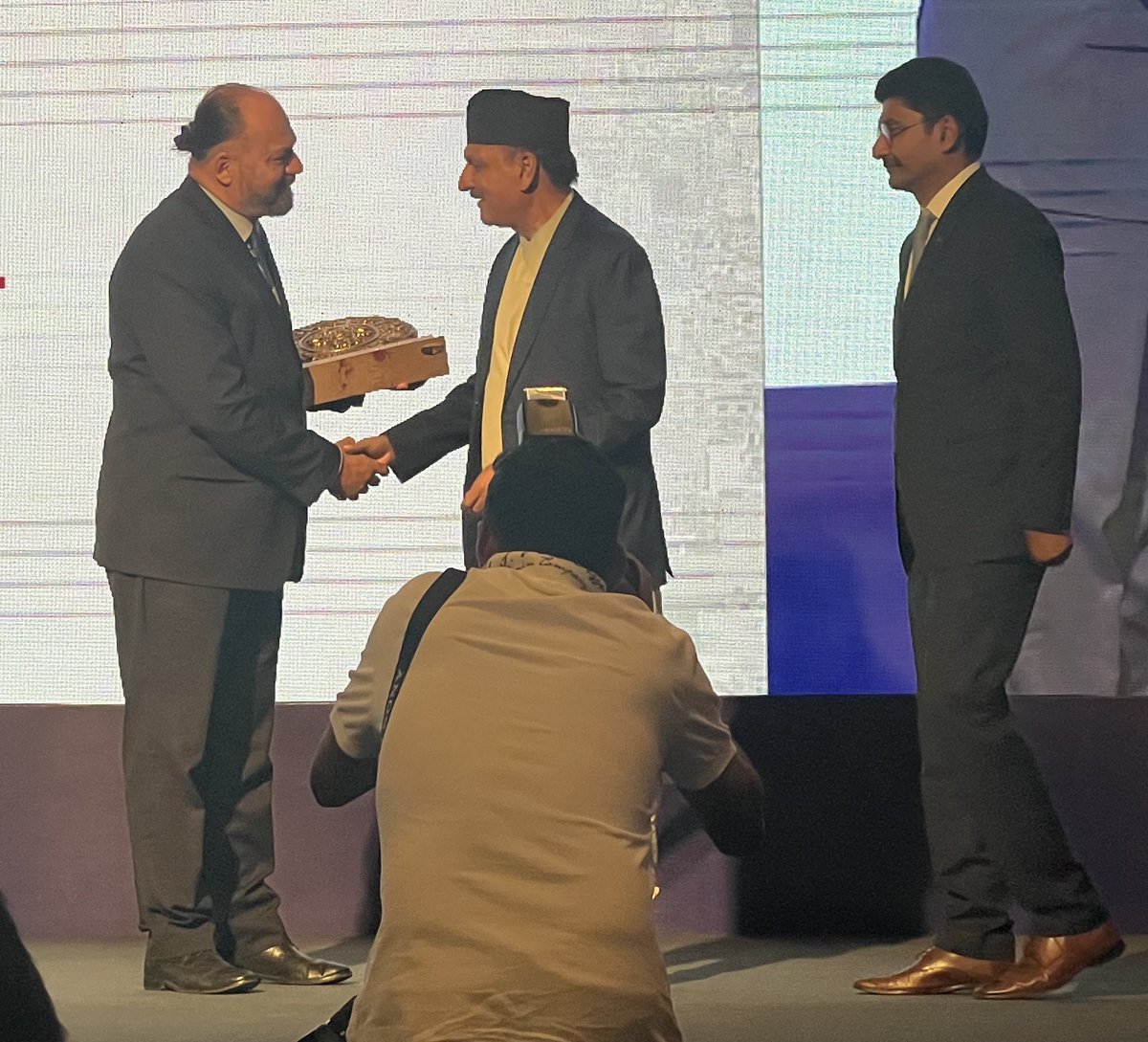 SEEP_Programme's tweet image. UKaid SEP received a special award from the Hon. Finance Minister at yesterday's “Make In Nepal Swadeshi Summit 2023." SEP will continue working to transfer best practices in the private sector pertaining to sectoral transformation/innovative skilling models under CNI's ownership