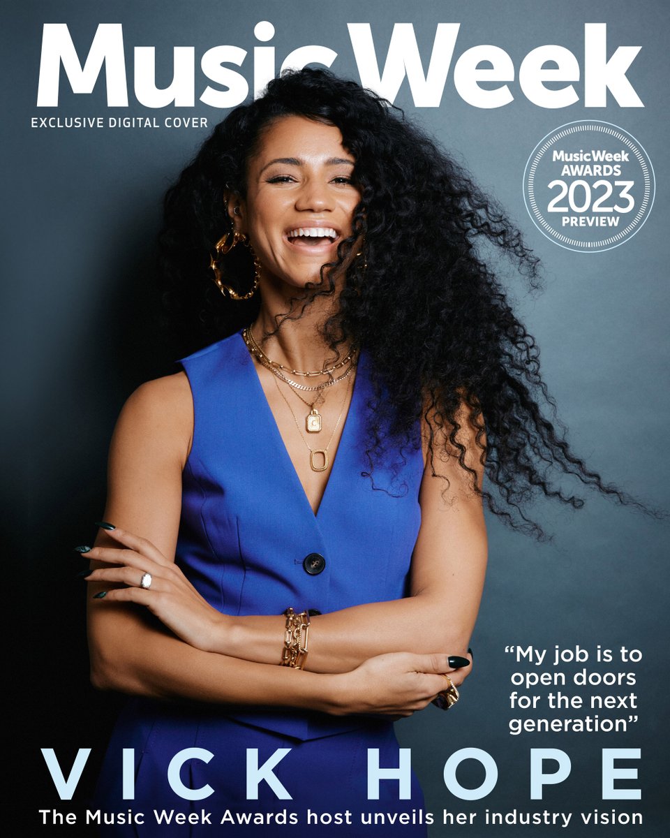 . @BBCR1 DJ @VickNHope stars on our brand new digital cover ahead of her Music Week Awards hosting debut next week! Read the interview: musicweek.com/interviews/rea… #MusicWeekAwards