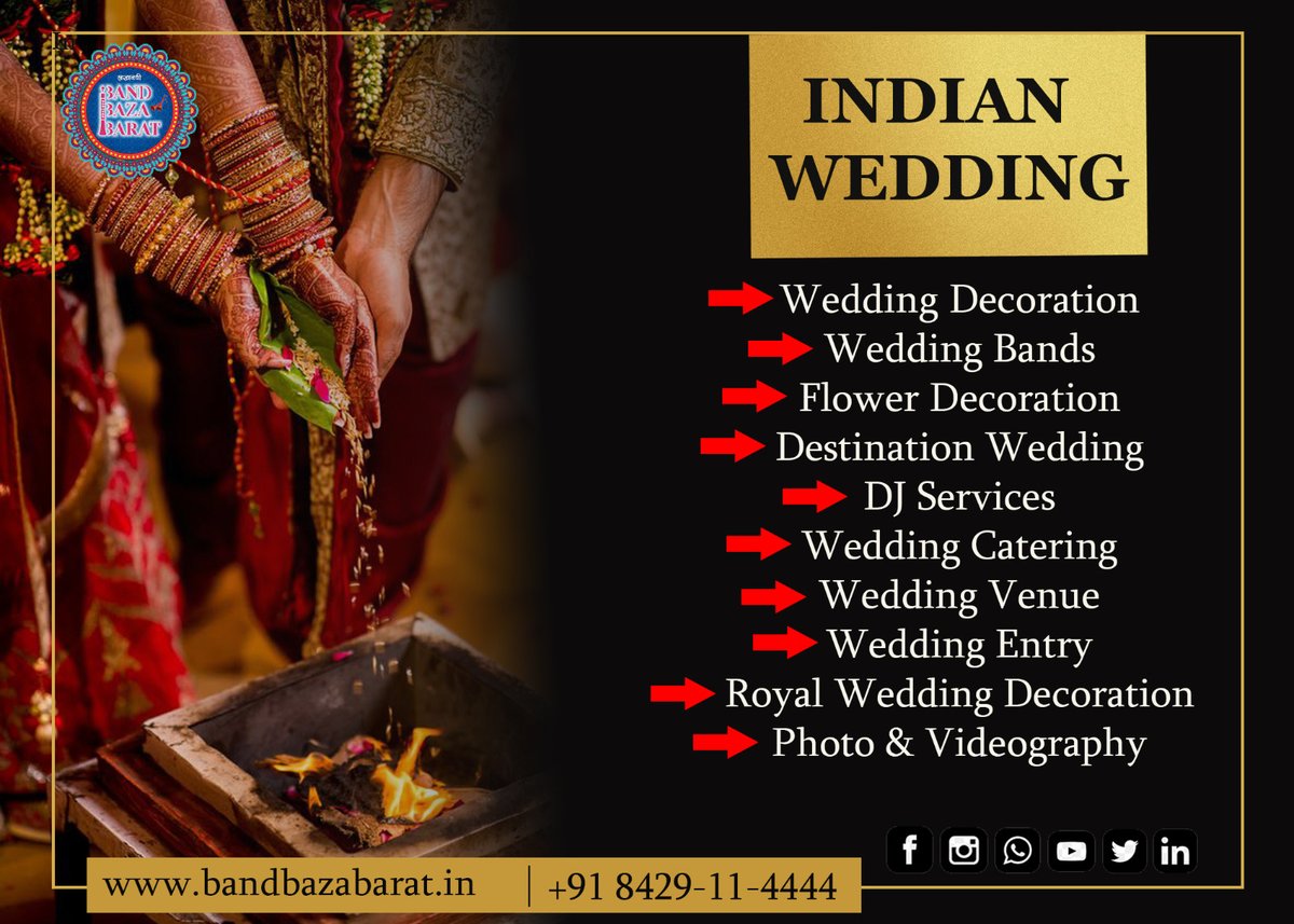 BazaBand's tweet photo. Wedding and Wedding Band Services

#weddingdecor #weddingorganizer #weddingeventorganizer #themewedding #weddingcardecor #weddingbeassband #weddingbands #destinationwed #weddinghomedecoration #weddingparty 
Band Baza Barat
Call at-8429114444
Visit-https://t.co/HwN12NBnH1 https://t.co/uq8DtcQA4x