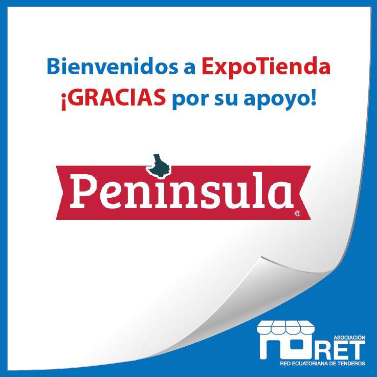 expotiendaec's tweet photo. Gracias Península por apoyar a las tiendas de barrio del país !! Nos vemos este 10 y 11 de Junio en el centro de convenciones de Guayaquil EXPOTIENDA la Feria para los tenderos 🙌 #tiendas #tiendasdebarrio #asociacion https://t.co/eVTbvi2sxG