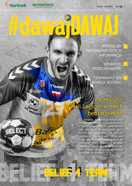 💬 „W Hali Legionów niech będzie piekło!”

📰 Przeczytajcie przedpremierowo wywiad z <a href="/arekmoryto/">Arek Moryto</a> z najnowszego magazynu #dawajDAWAJ, który będziecie mogli zdobyć na jutrzejszym meczu.
👉 bit.ly/42TTPl0

OGIEEEEŃ KIELCE! 🔥🔥🔥

#belieF4team