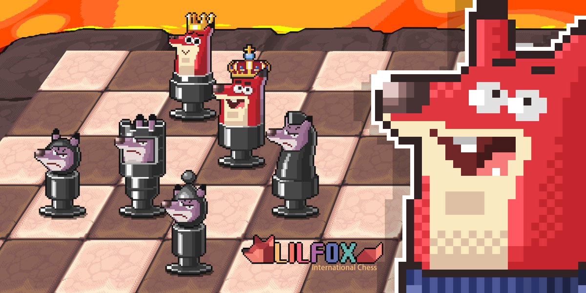 LilFoxNft's tweet photo. 😀😎"LilFox International Chess is gonna bring you a whole lot of fun and dough."👏👏
#NFT/#GAME https://t.co/0DLleaBUo7