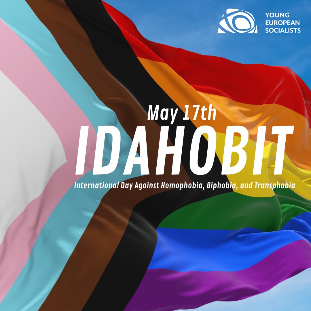 Today is the #IDAHOBIT. 🏳️‍🌈🏳️‍⚧️ Every day, YES fights for a world without discrimination, where you can be who you are and love who you want. We will continue to fight for LGBTI+ rights globally. Let’s celebrate the lives of LGBTI+ people and together say no to discrimination.