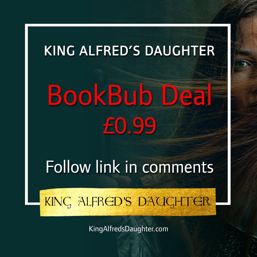 Dr_David_Stokes's tweet photo. BookBub Deal £0.99 for today. 
Follow the link 
https://t.co/Hb8cQoijjC

Kindle Best Seller Ranks:
#2 - British / Irish Historical Literature 
#17 - Historical Fiction
#111 - Kindle Store

#Æthelflæd #bookguild #bookbub #historicalfiction #kingalfredsdaughter #historyofengland https://t.co/vugx0ex79e