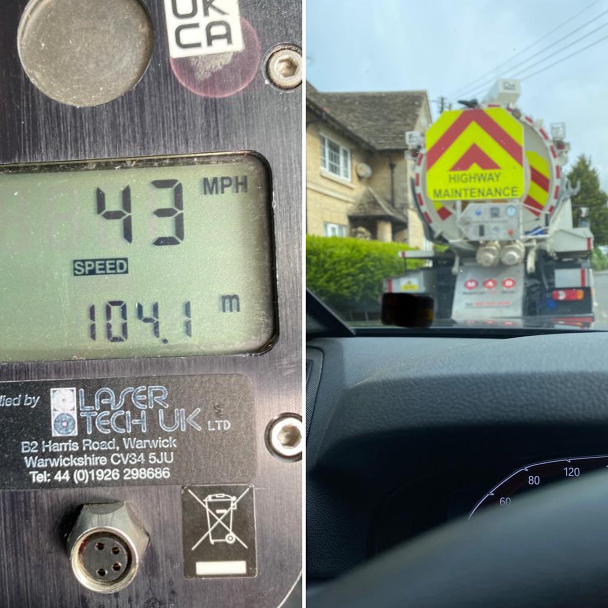 #RPU are having an increased focus on safe speeds today as part of #ProjectEdward 
This HGV was sighted in a 30mph limit in Crudwell at excessive speed. 
#Fatal5 #SlowDown #SafeSpeed