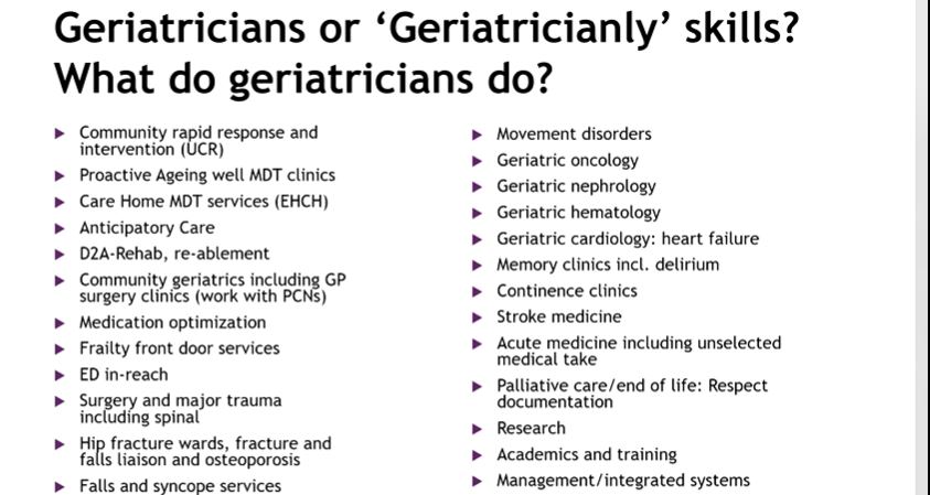 British Geriatrics Society tweet media