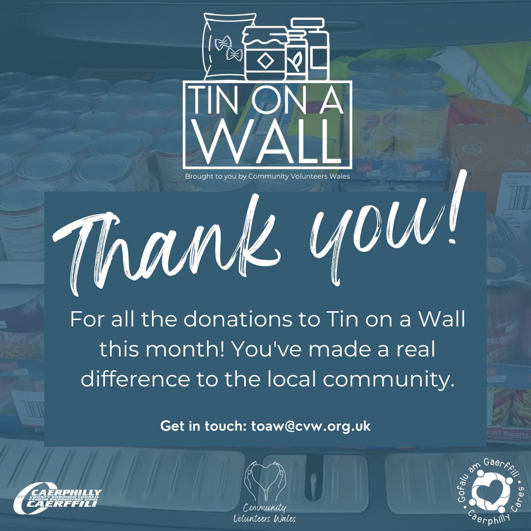 Our Tin on a Wall collection last week was a success! We're so thankful that Wattsville residents were back making donations this month.🙏 Thanks to your generous donations, we have able to support Pantside Foodbank ensuring this vital food-bank stays stocked for those in need.