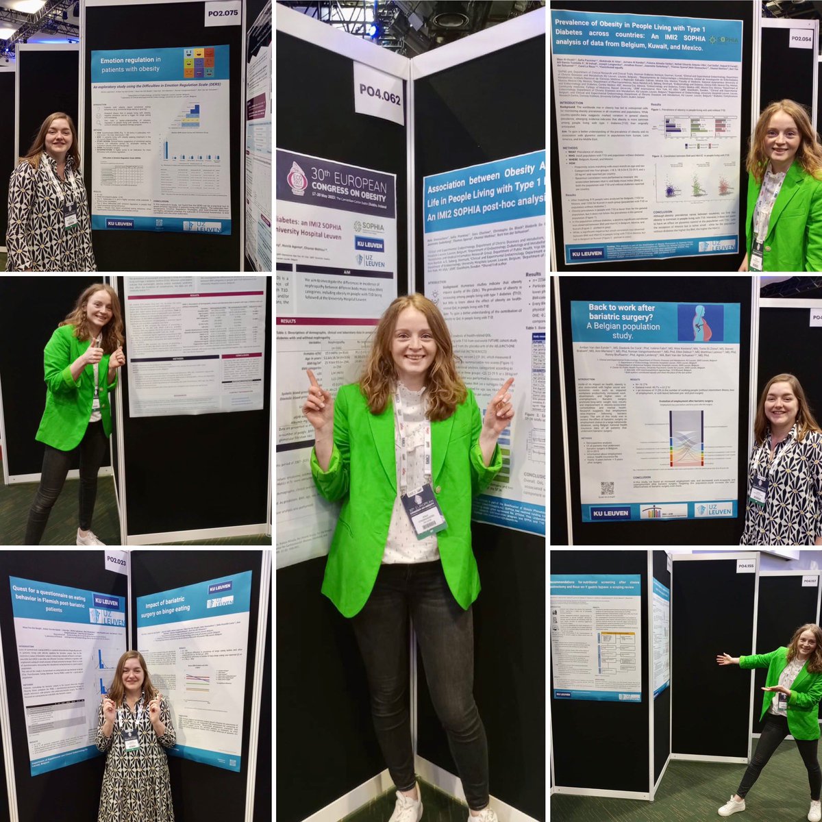 Are we breaking the poster record of #ECO2023 ? Come and visit our posters of our KULeuven/UZleuven research group! Hope to meet a lot of you! @EASOobesity @EASOobesityECN @AmberVDEynde @KU_Leuven @UZLeuven @NutritionObesi1 @Romanvgh_MD @sophie_33pl @BASOobesity