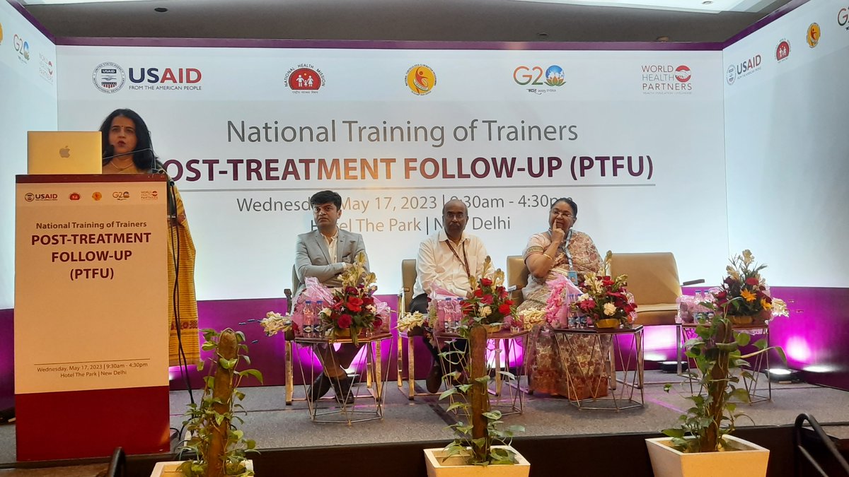HealthCareWhp's tweet photo. National ToT on Post-Treatment Follow-Up (PTFU) organised by WHP and Central TB Division today in New Delhi @TBHDJ #Healthfor https://t.co/a9SO4E8Icd