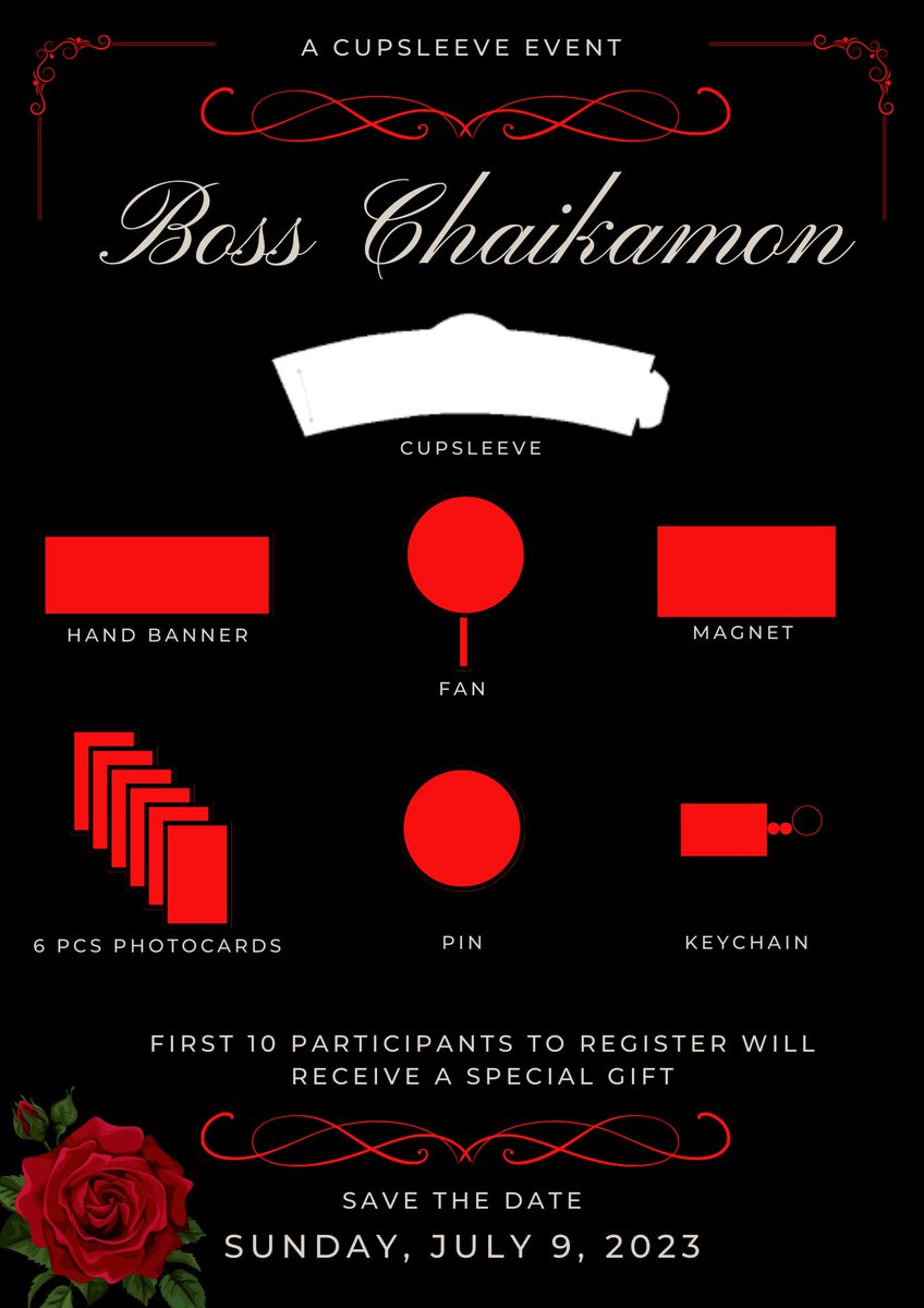 aleahcim14's tweet photo. "Elegance is when the Inside is as Beautiful as the Outside"  

We are cordially inviting you to Boss Chaikamon's Birthday Celebration with the theme of Eternal Elegance. Your presence is very much appreciated. 💎🖤

#24thBossBDProject
#Bosschaikamon
#ShawtyBoss

Details 👇 https://t.co/3LKSkBr8E9
