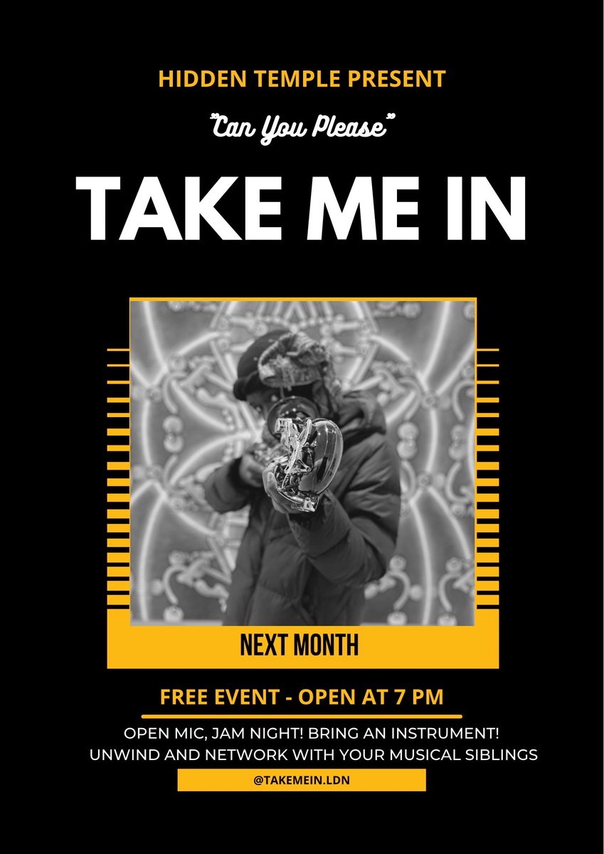 BigDrecoWMW's tweet image. Hosting a music jam night next month! 
 @TakeMeInLDN