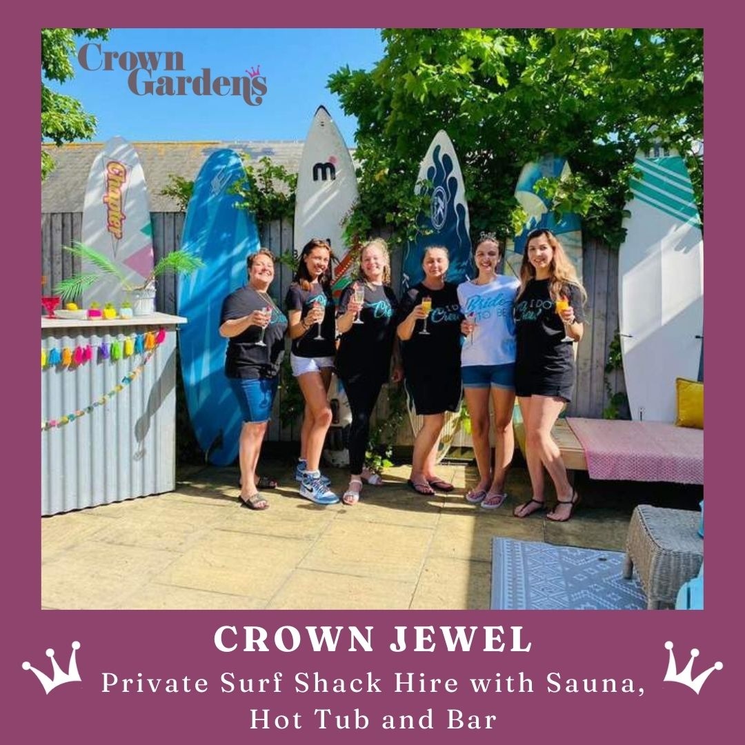 Crowngardens's tweet image. 👑 Crown Jewel Shout Out 👑 This fantastic little gem hidden away in Bournemouth, a stones throw from Bournemouth Beach Boutique. This is the perfect party partner addition to go with your hen weekend accommodation @surf_shack_spa_bournemouth 👑
#henweekend  ⁠#spa #surf #shack