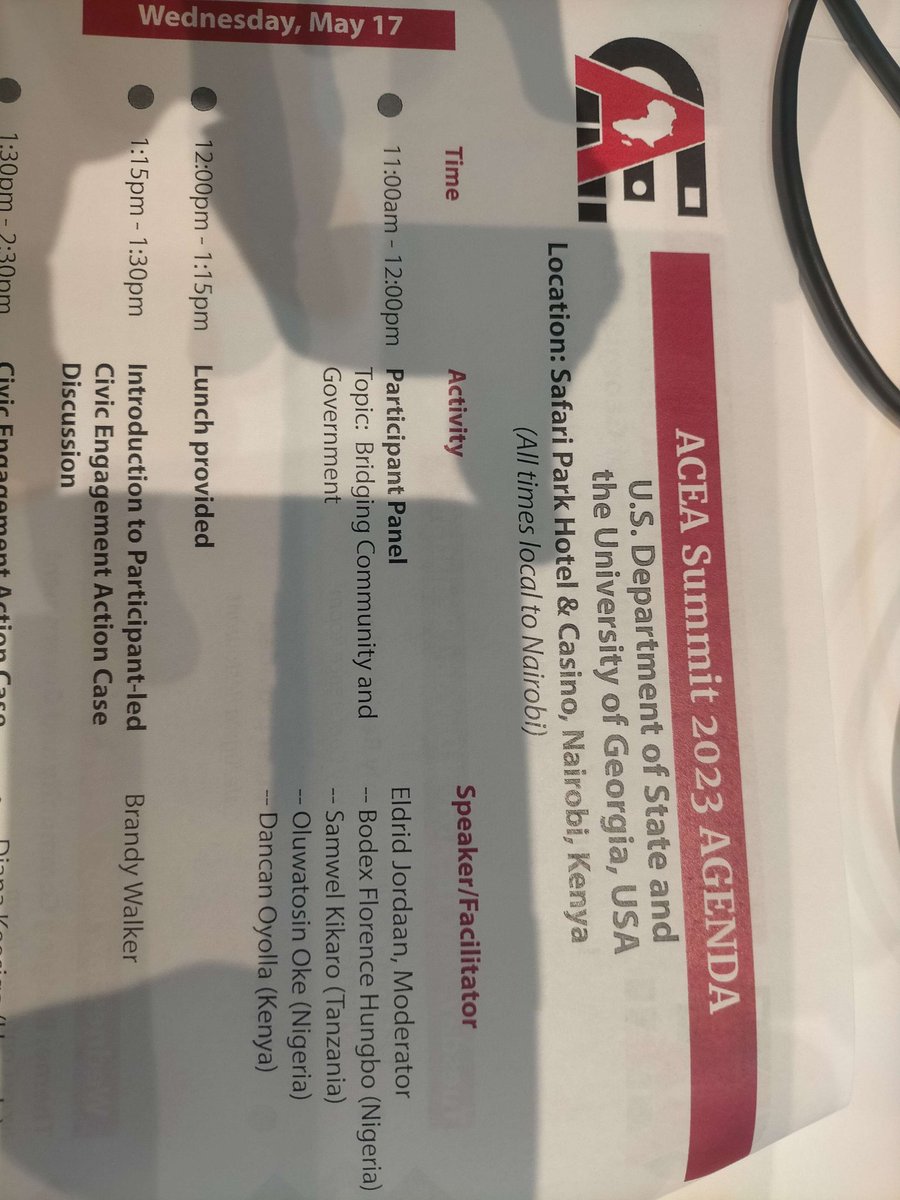Bridging community &amp; govt engagement. 
In this 1st discussion, Open civic space and use of social media for the common good comes out as critical in strengthening engagement btwn communities &amp; gov
#2023ACEASummit
#CivicEngagement
#Kenya #UGA
#InclusiveLeadership
#AfricaConnect