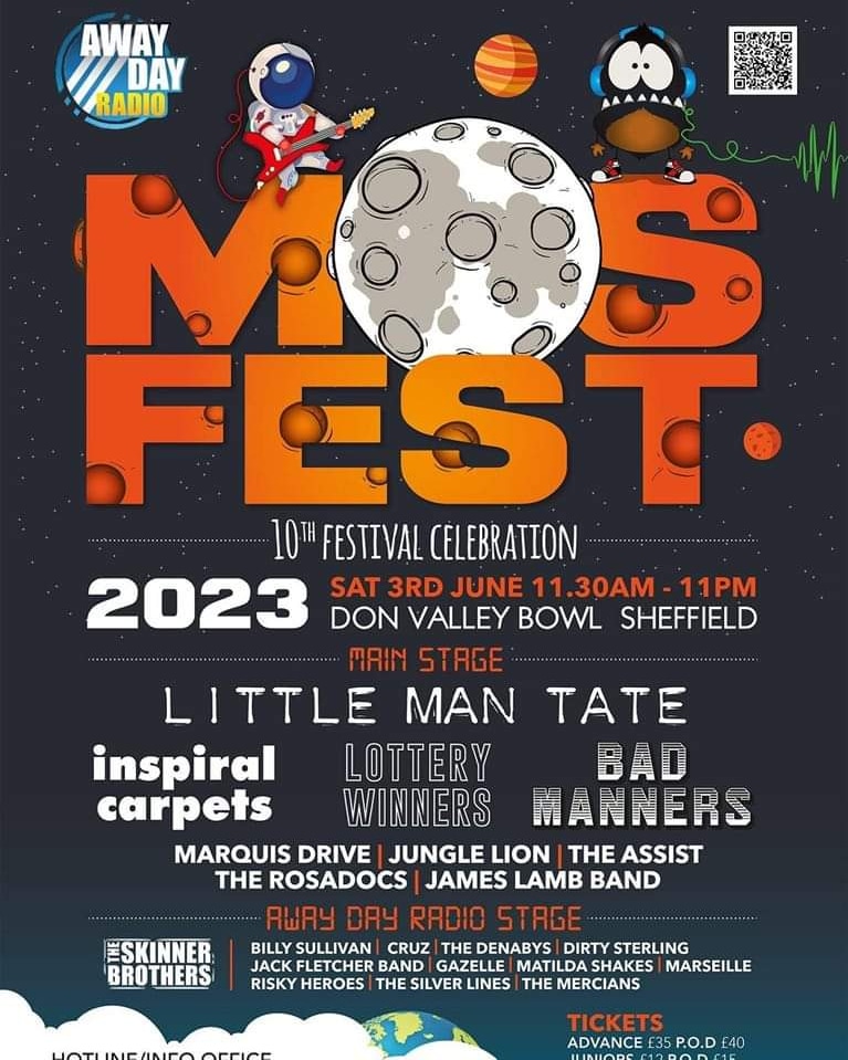 *MOSFEST WHO IS WITH US?*

Saturday 3rd June <a href="/MmfestivalM/">MosFest - Sheffield</a>
Sheffield Don Valley Arena 

What a line up we have as this is one festival not to be missed this year 
so make sure you get your tickets fast as all VIP TICKETS have sold out.

mosboroughmusicfestival.co.uk

****FULL LINE UP