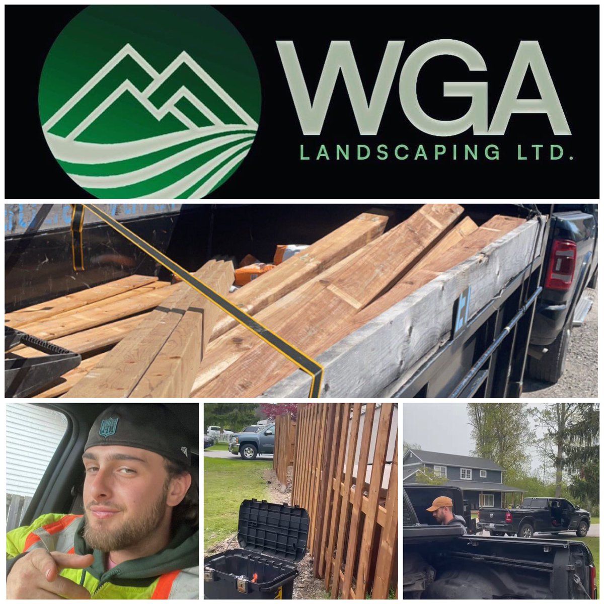 #WGAWednesday
Alongside longtime friend, @BrendenGarrett_ , Alex is back at the BCB grind with the rebranded business they have worked together on - WGA Landscaping, LTD
Niagara region, hit them up. 
#AJM #Canadianbusiness #grinding #agoodtired #WGA #wgatwd 🇨🇦