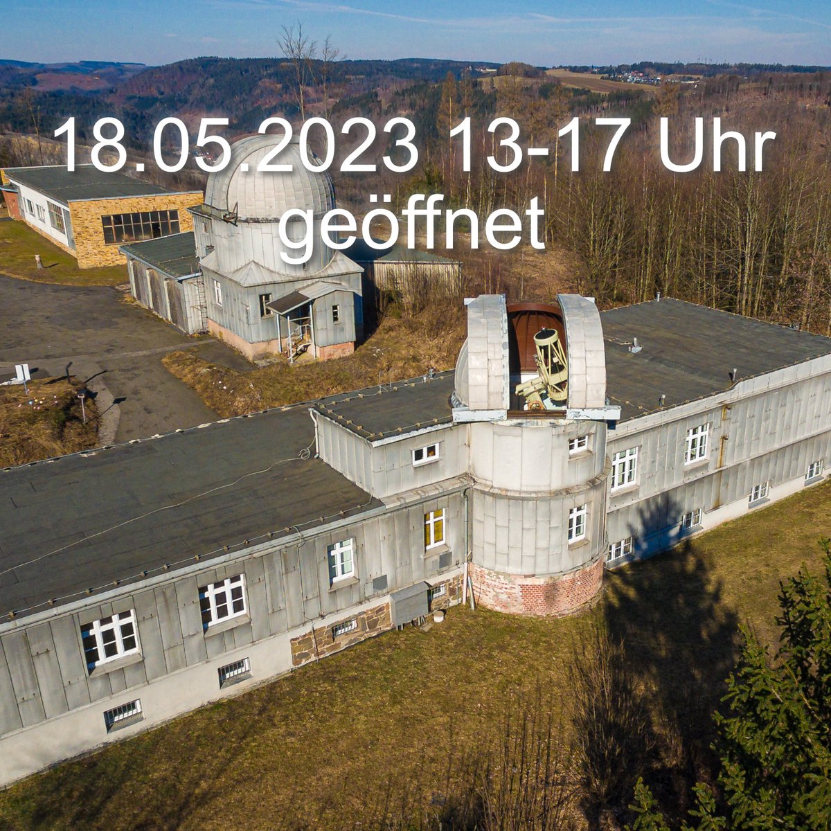 Das #Astronomiemuseum der #Sternwarte #Sonneberg hat morgen (18.05.2023) von 13 bis 17 Uhr geöffnet. Wir freuen uns auf Ihren Besuch.