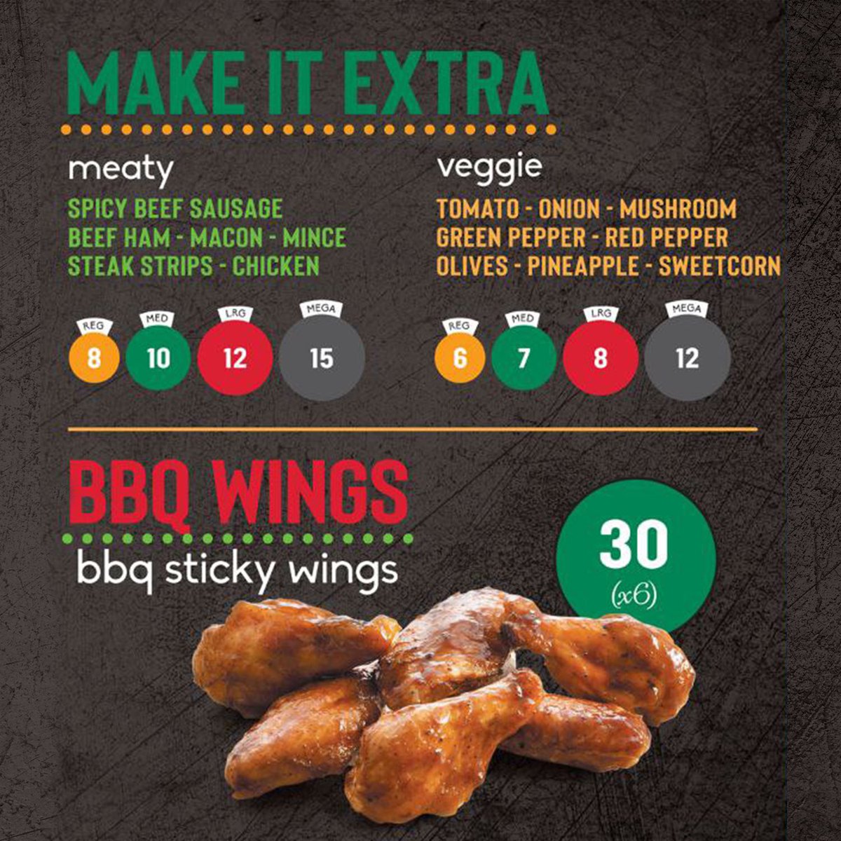 pizzainnghana's tweet photo. Indulge in the deliciousness of our Make It Extra menu!
From loaded wings to cheesy pizzas, there’s no shortage of flavour. We’ve got everything you need to satisfy your tooth cravings.
#MakeItExtra #GhanasFavouritePizza https://t.co/bFVQrb5HNg