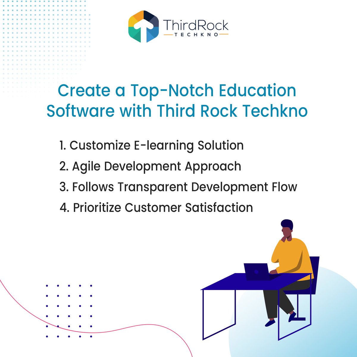 Thirdrocktechno's tweet image. Experience the Finest Education Software Development Services in the Industry with Third Rock Techkno as your Development Partner!!
Know more about our services:
thirdrocktechkno.com/solutions/educ…
#Educationsoftwaredevelopment