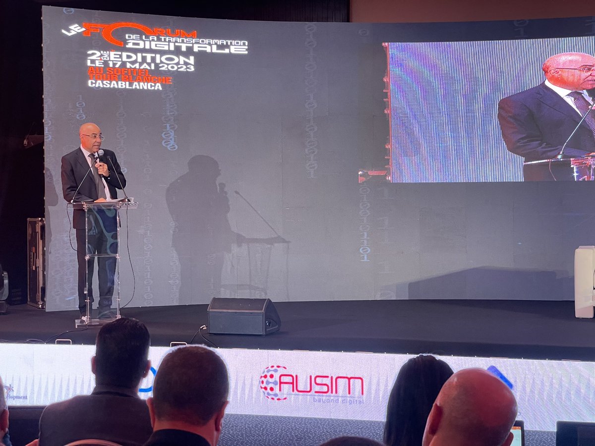 Lancement de la 2ème édition du forum de la transformation digitale de <a href="/OrangeMaroc/">Orange Maroc</a> 
Des sujets à débattre ce matin avec nos invités qui viendront mettre de la lumière sur le Cloud! <a href="/MiraouiAbdeltif/">Abdellatif Miraoui</a> <a href="/AmalElfallah/">Amal El Fallah Seghrouchni</a> <a href="/HendrikKasteel/">Hendrik Kasteel</a> 
<a href="/bsbai/">Brahim Sbai</a> <a href="/fsoulaymani/">Fayssal Soulaymani</a>