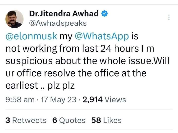 rishibagree's tweet photo. This man was the education and Housing Minister of the MVA govt in Maharashtra https://t.co/UH9xYUIw90