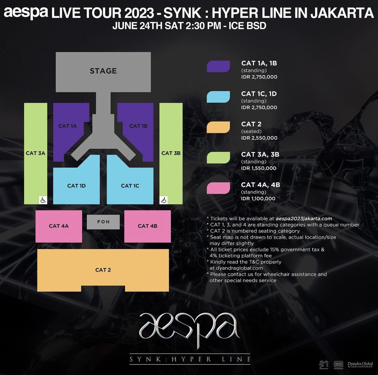 aespa/LIVE TOUR 2023'SYNK:HYPER LINE'in… LIVE TOUR 2023 : 'SYNK : HYPER LINE'