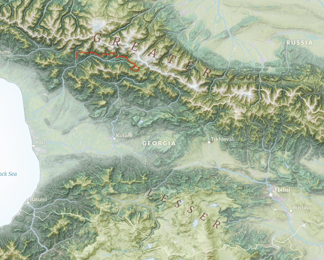 work in progress... #gischat #qgis #maps #caucasus