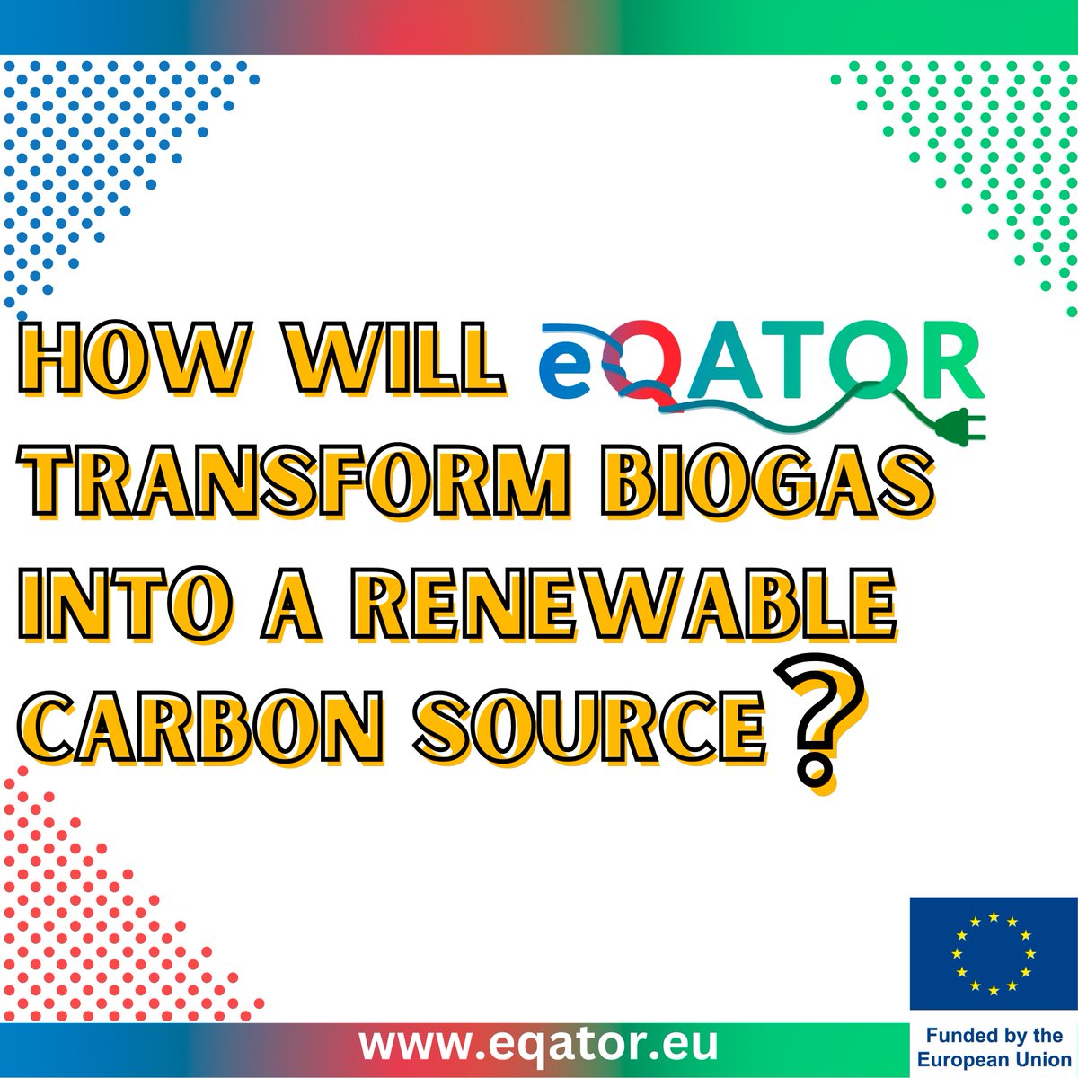 🤔 Do you know how ēQATOR will transform #Biogas into a #renewable carbon source?  
💡Check our newest LinkedIn post to learn more!
bit.ly/3Ii0QUP
