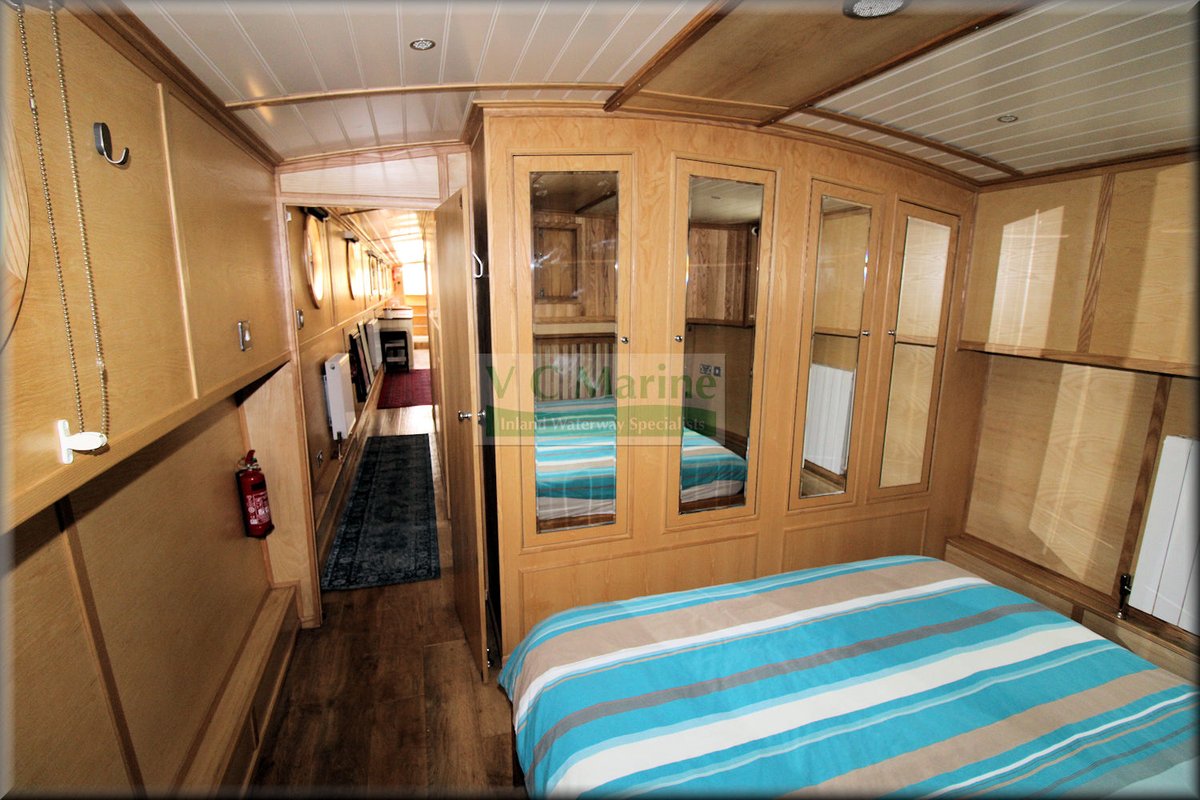 VC_Marine's tweet photo. Spellbinder – 70x12ft Nottingham Boat Company 
https://t.co/gNP8SB4XnP  Out of the water in 2021 for hull blacking and survey.  Built in 2016. Vetus VH4.80  80HP diesel engine. 5 berth – . Kabola diesel central heating. Pump out toilet. https://t.co/O48qWPeY1j