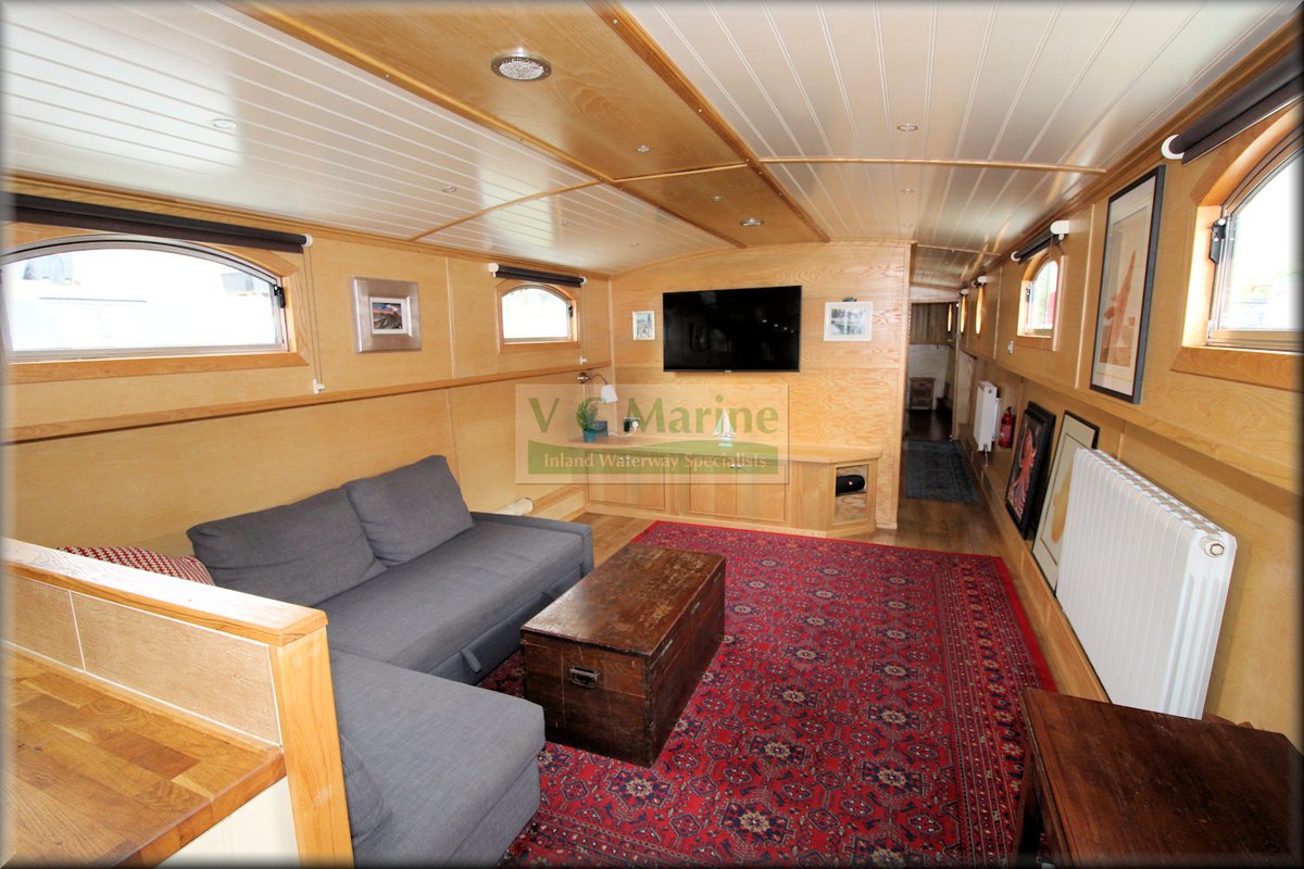 VC_Marine's tweet photo. Spellbinder – 70x12ft Nottingham Boat Company 
https://t.co/gNP8SB4XnP  Out of the water in 2021 for hull blacking and survey.  Built in 2016. Vetus VH4.80  80HP diesel engine. 5 berth – . Kabola diesel central heating. Pump out toilet. https://t.co/O48qWPeY1j