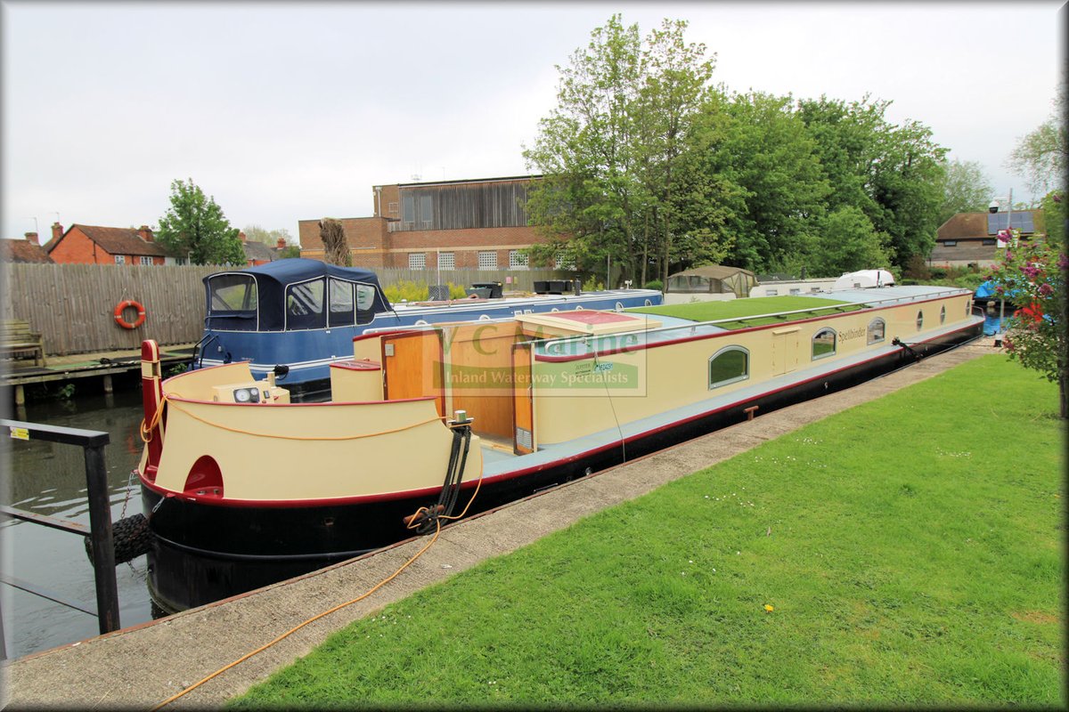 VC_Marine's tweet photo. Spellbinder – 70x12ft Nottingham Boat Company 
https://t.co/gNP8SB4XnP  Out of the water in 2021 for hull blacking and survey.  Built in 2016. Vetus VH4.80  80HP diesel engine. 5 berth – . Kabola diesel central heating. Pump out toilet. https://t.co/O48qWPeY1j