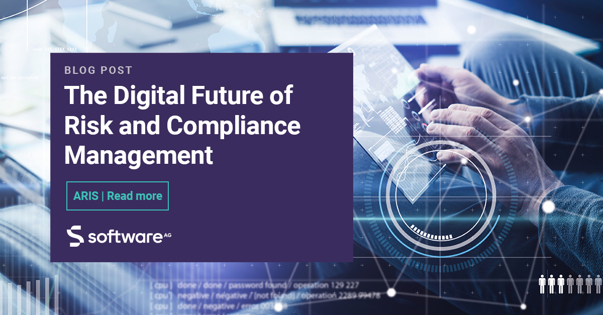 RT SoftwareAG "The realm of risk &amp; compliance management is changing with the emergence of new technologies and practices that assist businesses in navigating the intricate landscape of regulations &amp; requirements. Delve into its digital future: … "