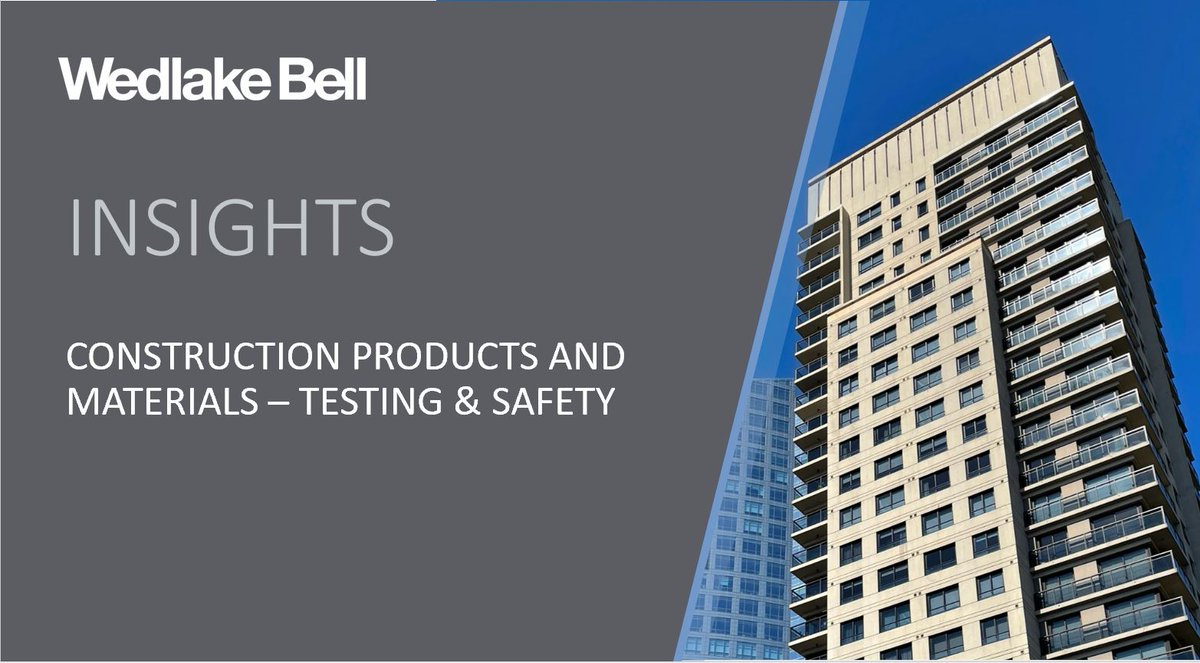 Don't cut corners when it comes to construction safety.

The UK Government has released a report with recommendations for improving safety testing. This follows the recent Building Safety Act.

Read more from Partner Sarah Elliott here: bit.ly/3Mlj4qT #ConstructionSafety