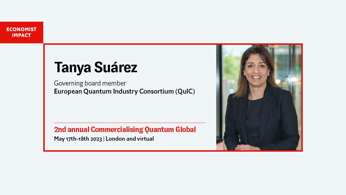 Join @tanya_suarez today at the Commercialising Quantum Global Economist event moderating the “Your mileage will vary”: what is the true near-term commercial promise of #quantum for the major industry verticals; an expert panel on the potential of quantum in the next 1-5 years