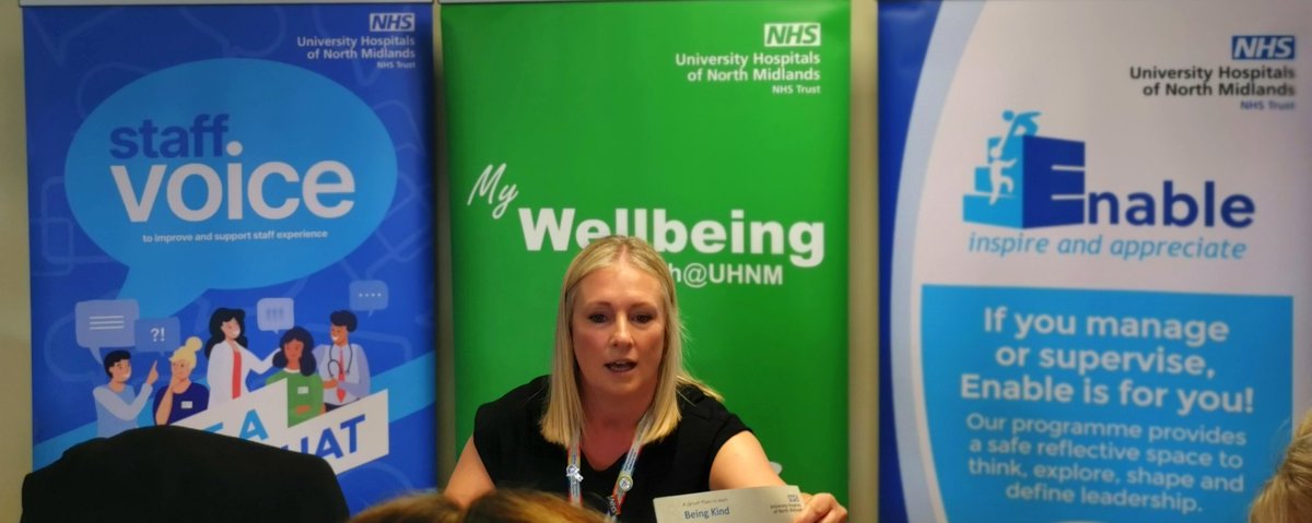 FTSUatUHNM's tweet photo. Promoting Freedom To Speak Up @UHNM_NHS 3rd Admin and Clerical Conference. At the home of The Potteries finest #weareateam #freedomtospeakup #FTSU #F2SU
 @Jane_haire @lily_o_lily @donnab101 @SalKimboUHNM @CLippitt @JaneRog13944879 @DqaJoseph @rachelpolwart @mykidsdoc1 https://t.co/SCPWILu5Wt