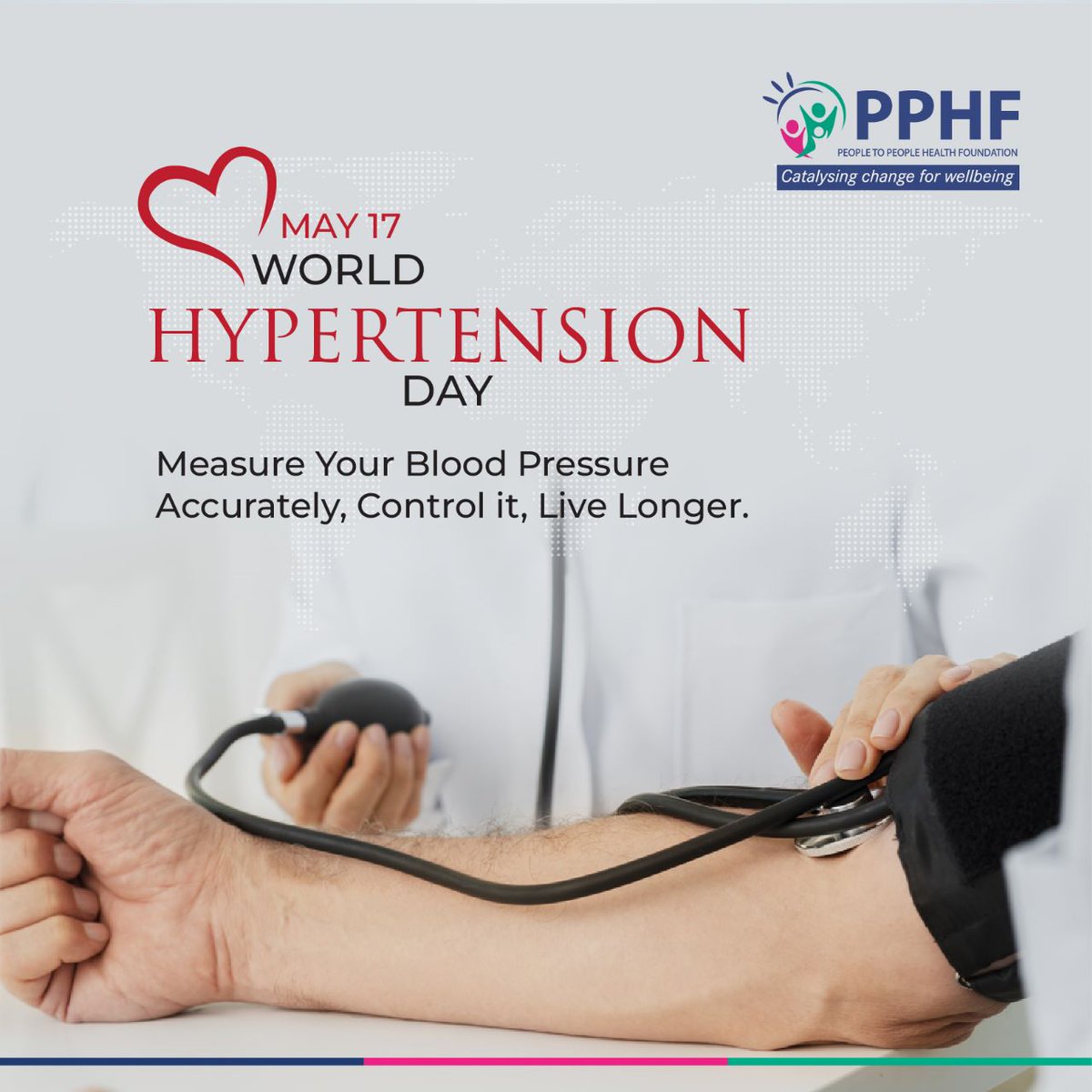 PPHF_Global's tweet photo. On this #WorldHypertensionDay, let's spread awareness about frequent #monitoring of #bloodpressure and take a #Pledge to take precautions to keep it under control. 

#eathealthy, #ExerciseRegularly #reducesaltintake
#worldhypertensionday2023
#screening #monitoring #bloodpressure https://t.co/eJInCiR2FE