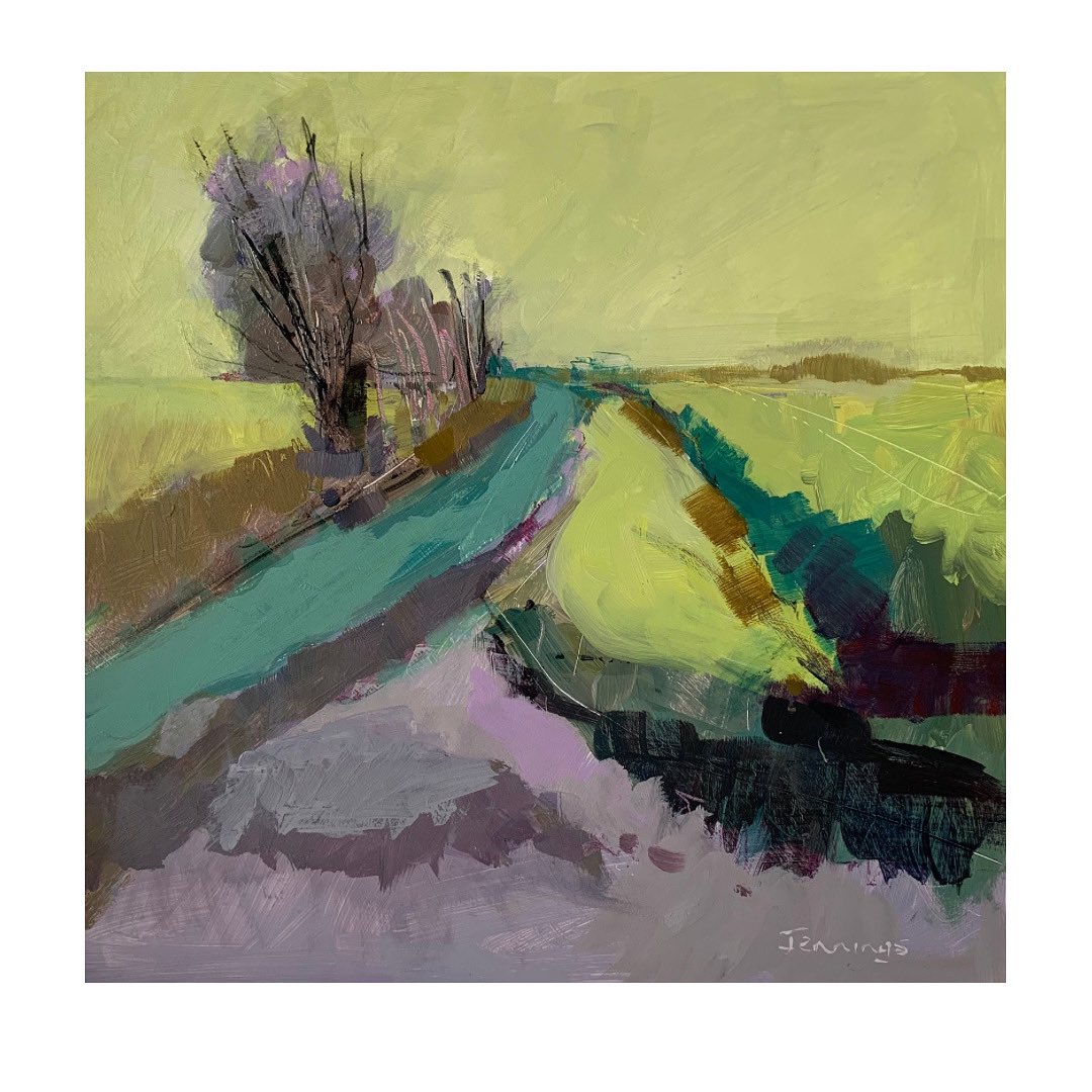 S_Jennings_art's tweet photo. ‘A Flush of Lavender’ - 40 x 40 cm and one of the larger pieces in my current show at Stamford Contemporary Arts. I have some tiddlers in the exhibition too measuring only 20 x 20 cm. Perfect for small spaces. Just saying…
#smallpaintings #lovecolour #landscapes #stamforduk https://t.co/ygNERwHBRj