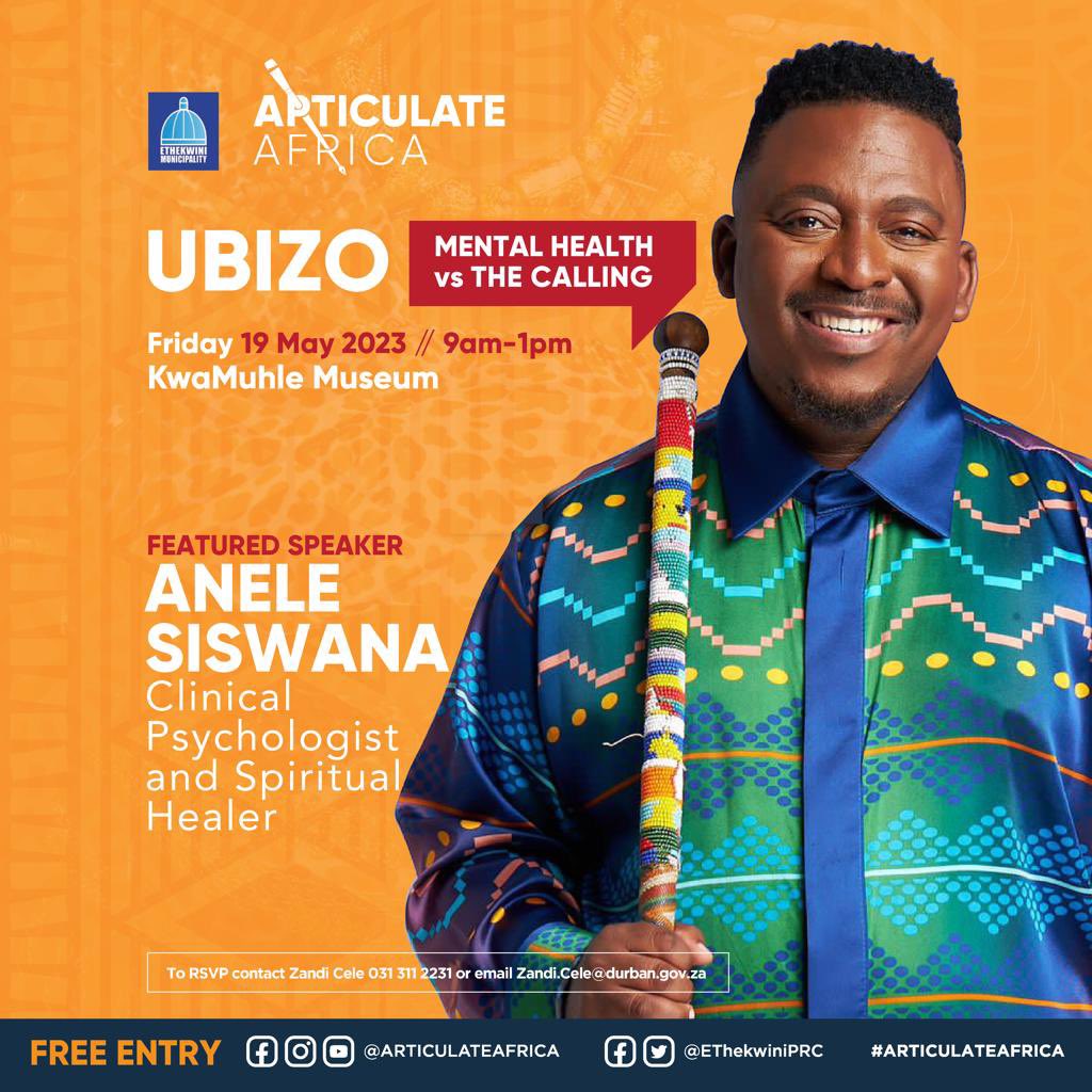 AneleSiswana1's tweet photo. Unpacking the Psychology of Ubizo “ANCESTRAL CALLING”: African spiritual syndromes are they a clinical presentation of psychiatric diagnosis? 
African Psychology and how it looks like in the room is at the core of what I do. @sibumabena 
Masidibane eDurban! 
CAMAGU 👏🏾 https://t.co/ok5cfZ3sY0
