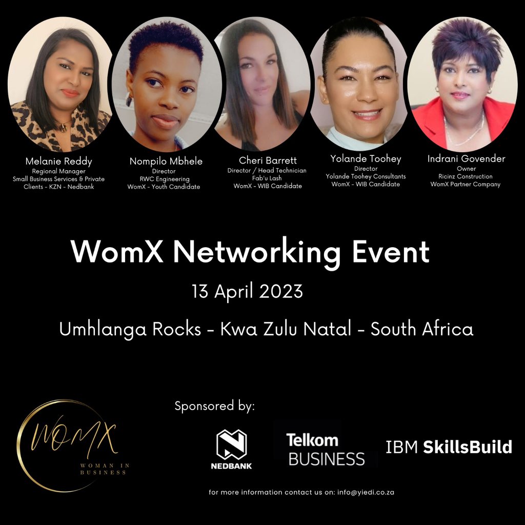 And it’s finally here our first in person #womx_za in person networking event. Follow the hashtag for updates and let’s get the conversation going. Looking forward to it!! Next stop Cape Town! @womx_za @telkombusza @telkom_za @nedbank @ibm