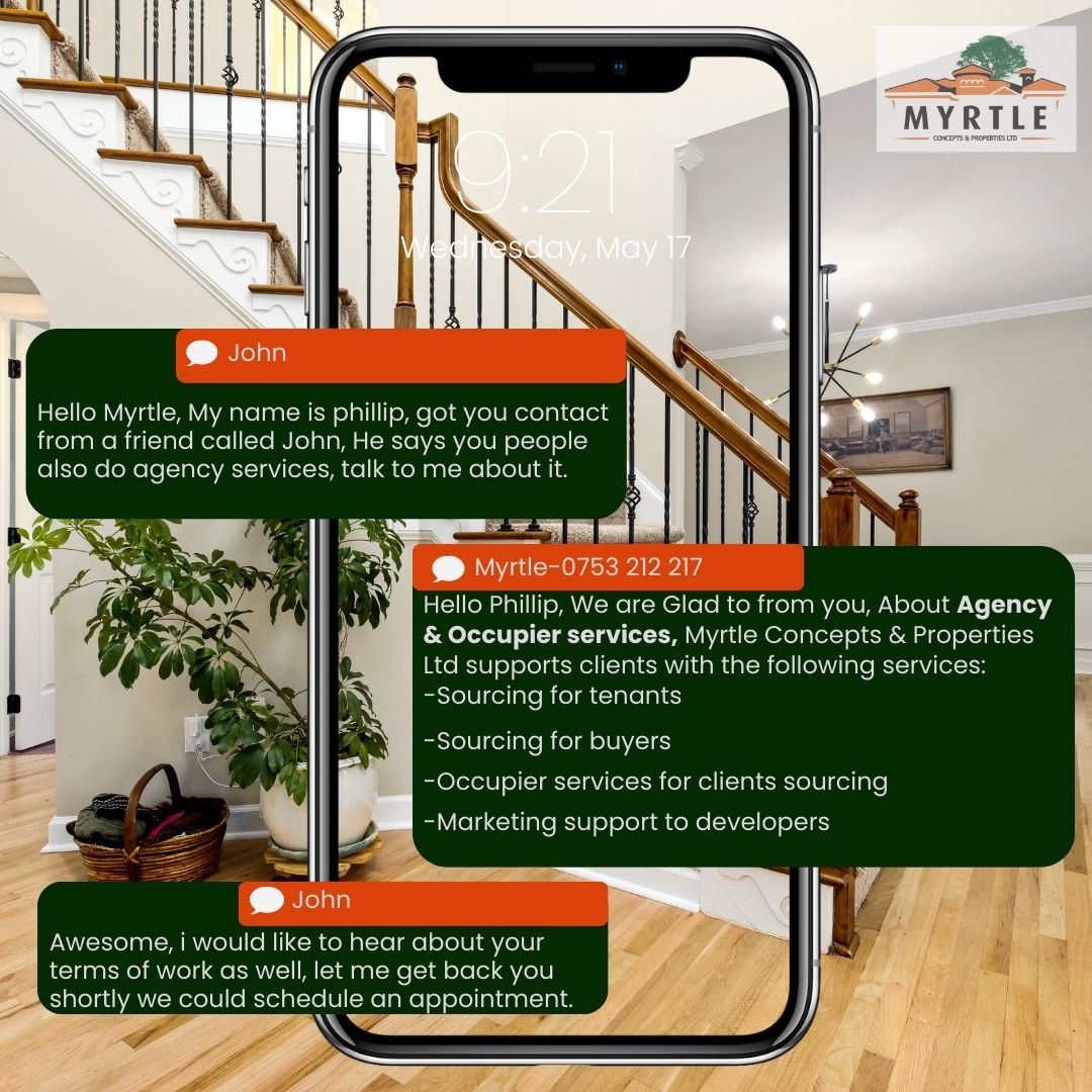 myrtle_concepts's tweet photo. We had a fruitful conversation with Phillip, and we are grateful to John for talking to his friend about our services
WhatAspp/Call: +256 753 212 217/ +256 776 885 747
#MCPUG #YourRealEstateAdvisorOfChoice #RealEstate #AskMyrtle https://t.co/97Cnz6CZIS