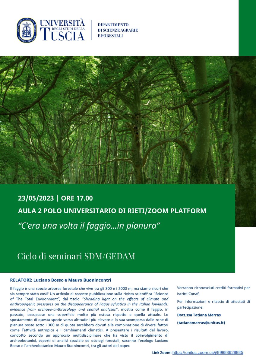 BossoLuciano's tweet photo. L'evento è aperto a tutti e verrà rilasciato un attestato di partecipazione al seminario. Inoltre vale crediti formativi per gli iscritti al CONAF.  Vi aspettiamo numerosi e vi prego di condividere a chi di interesse!

@unina @unisiena @CNRsocial_ #agronomi #forestali #faggio https://t.co/gwd2eUzNE9