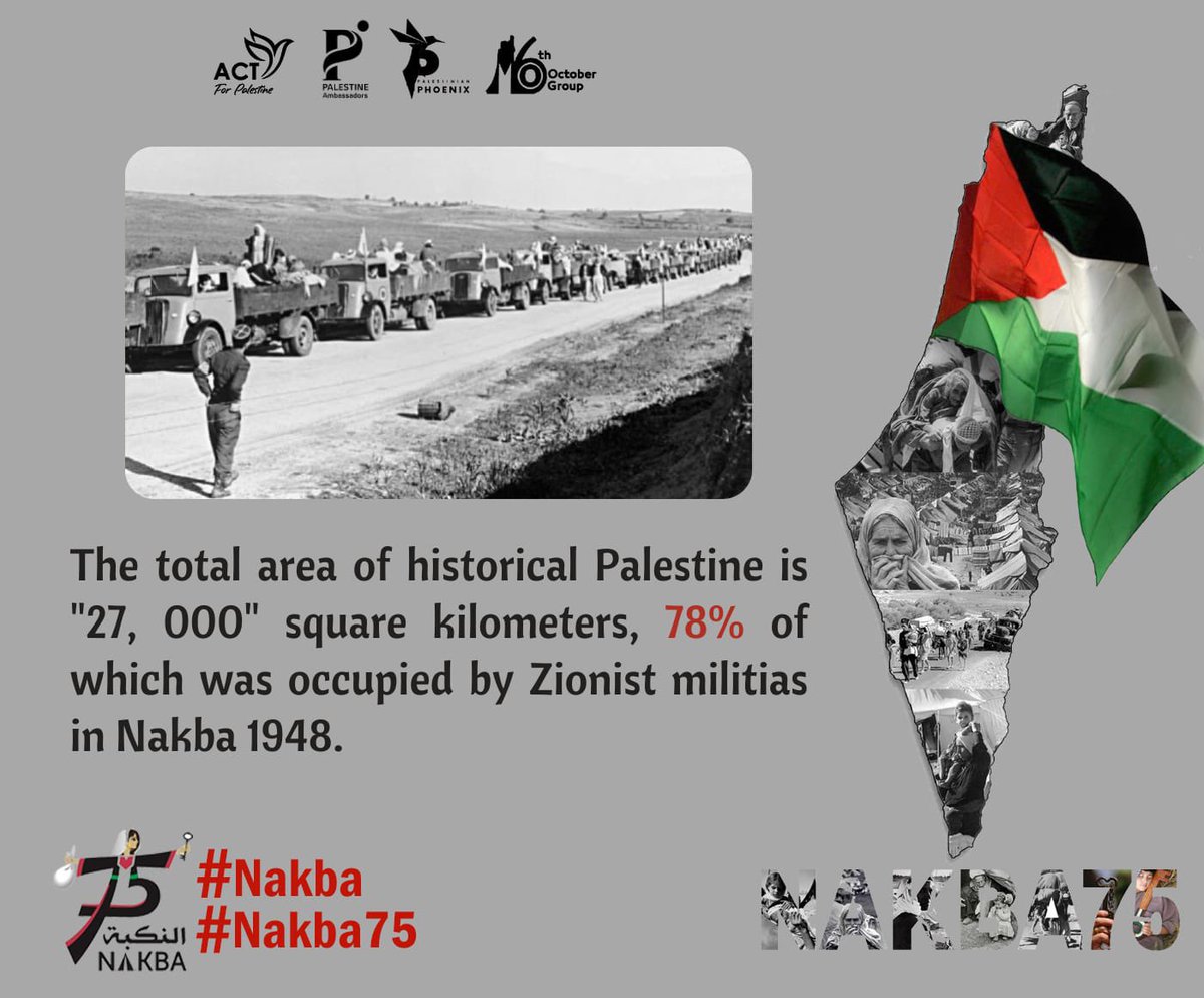 #Nakba75
#act4palestine