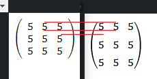 4esn0k's tweet image. Cannot understand the difference between #MathML mtable in Chrome (on the left) and Firefox (on the right) and what to do with it. Chrome just works like rowspacing="0ex", but the default should be 1.0ex, which I do not like. Setting padding makes space in Chrome too small.