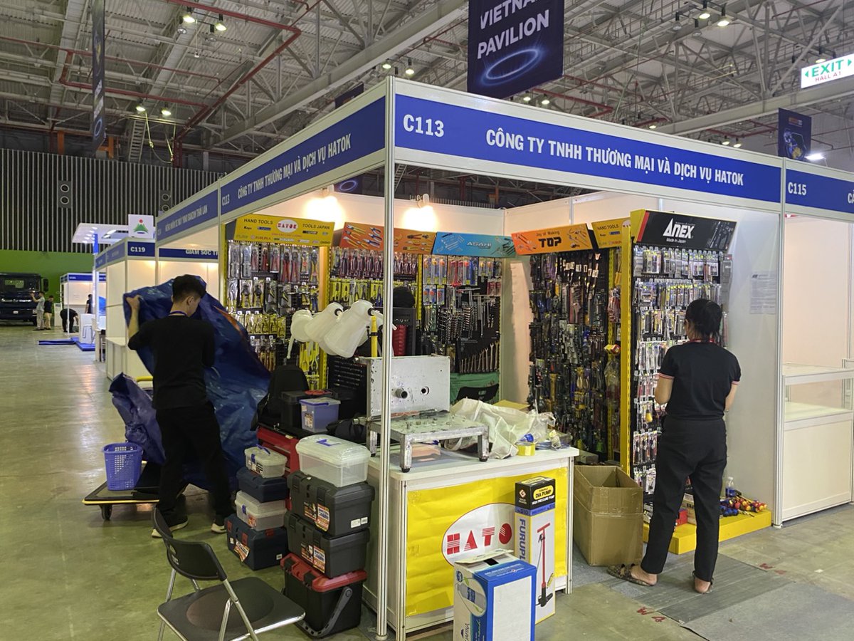 hatok2012's tweet image. HATOK at Exhibition automobile accessory In Ho Chi Minh city, Viet Nam. #handtool #hatoktool #tooljapan #tsunodatool #toptool #asahitool #anextool @tsunodatool @top_tool @asahitools @DungTnhh