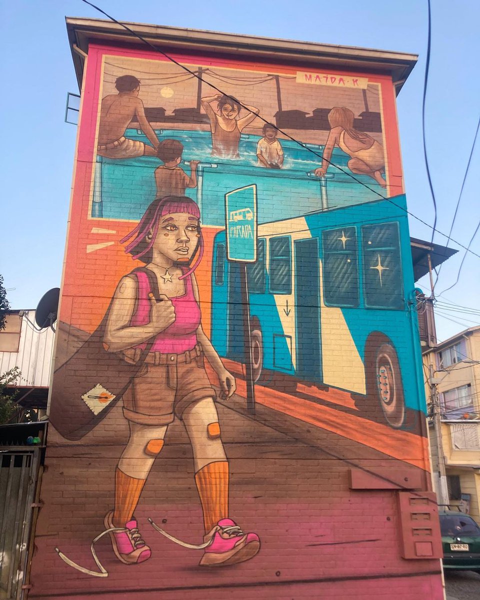 brababella's tweet photo. #Streetart by #MAIDAK @ #CerroNavia, Chile, for #Confluencia, a project by #METRO21
More pics at: https://t.co/zVGMzLDVmc
#streetartCerroNavia #streetartChile #Chilestreetart #arteurbana #urbanart #murals #muralism #contemporaryart #artecontemporanea https://t.co/PL4HDlxVEd
