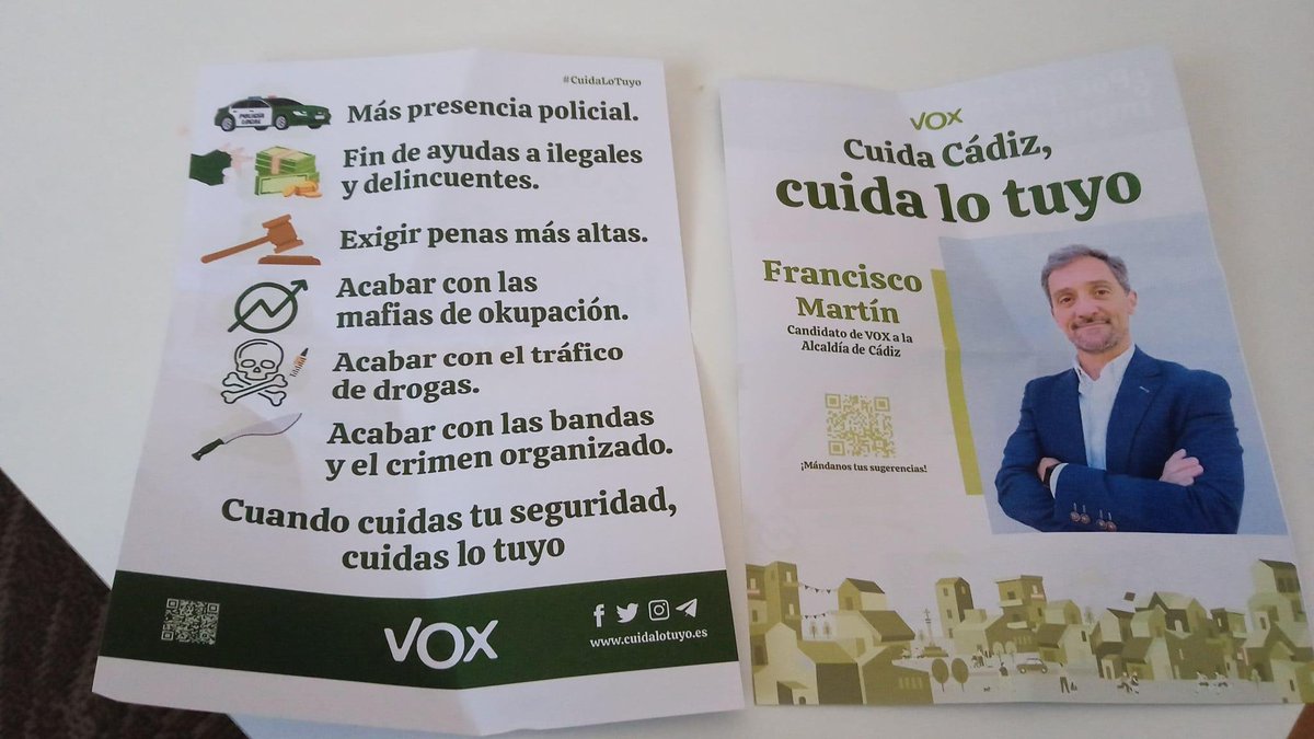 Que pedazo de programa electoral tienen para nuestra ciudad. Vamos incuestionable todo, no hay una sola necesidad local que no sea cubierta por este programa.

Me cago en mis muertos ome.