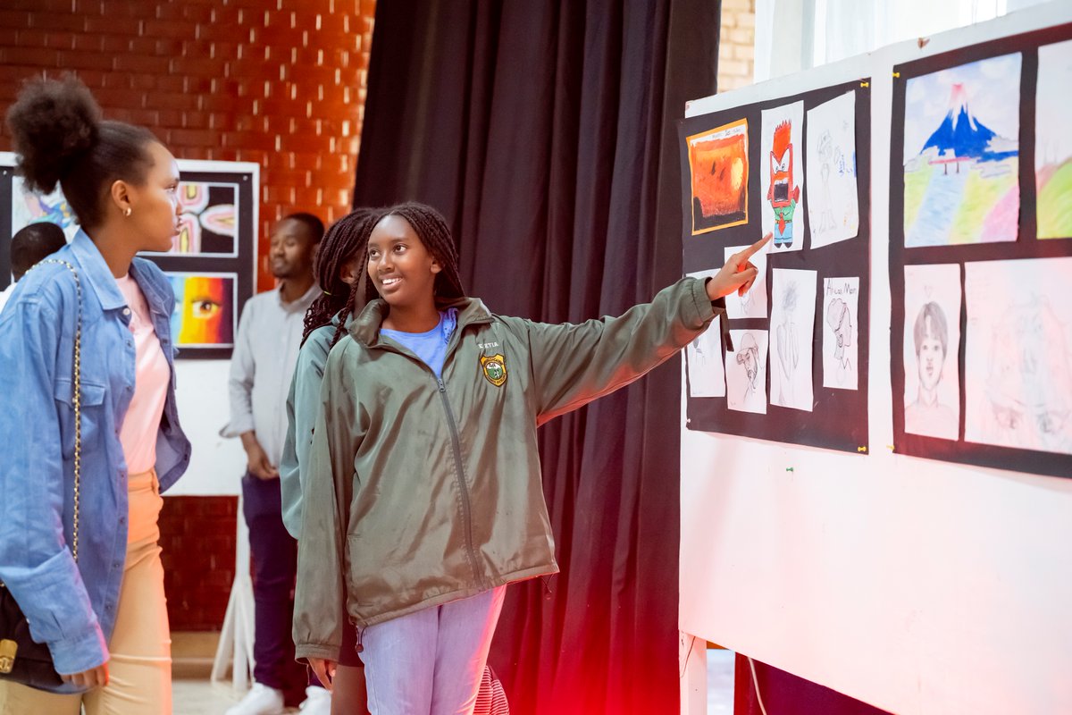 GHA_rwanda's tweet image. We had an amazing middle school art and talent show last Friday, bringing together learners, their families, & our school community. The event showcased beautiful artwork and impressive performances, leaving a lasting impression on everyone who attended. #IBSchool #IBMYP #Rwanda