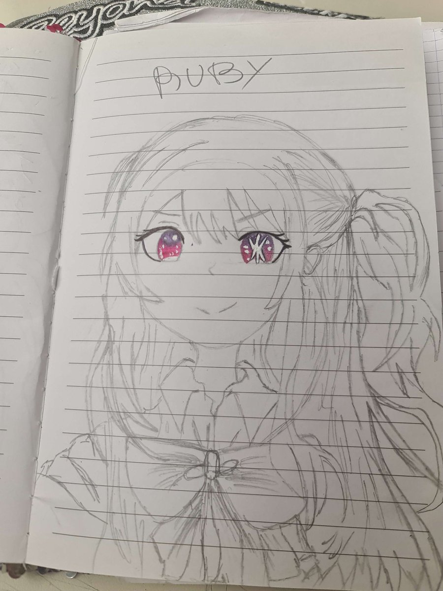 _Yuuki_124_'s tweet image. •RUBY HOSHINO•

#OshinoKo #rubyhoshino #animespring #drawing #mystar